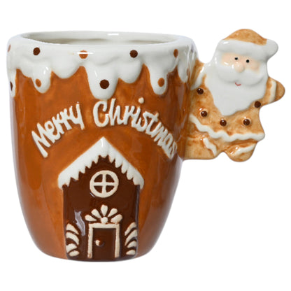 Taza de jengibre festiva -
