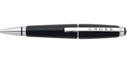 Edge Jet Black Gel Rollerball Pen by Cross with chrome clip on Tampa Home & Garden Store