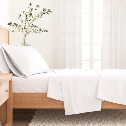 Soft and Natural Cotton Flannel Sheet Set