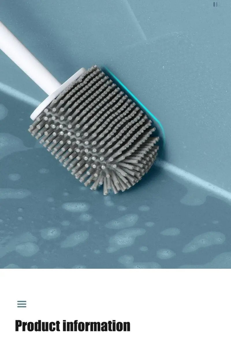 Toilet Brush with Holder Set Long Handle