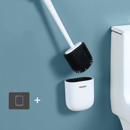 Toilet Brush with Holder Set Long Handle