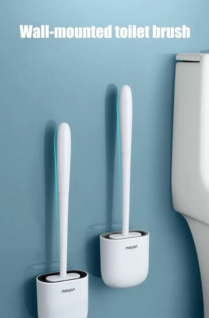 Toilet Brush with Holder Set Long Handle