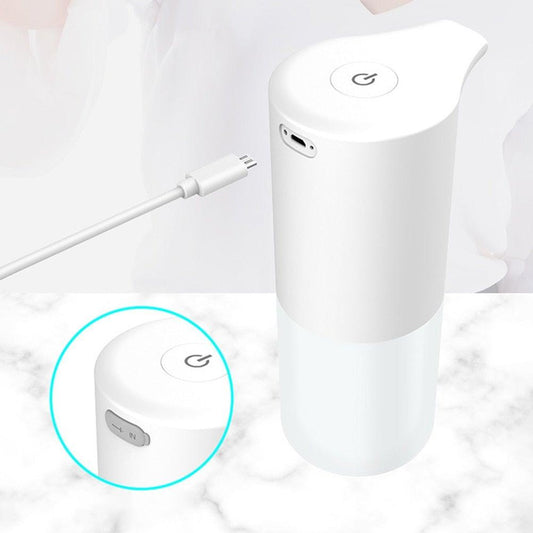 Stevvex touchless soap dispenser USB charging white foaming infrared sensor on Tampa Home & Garden Store