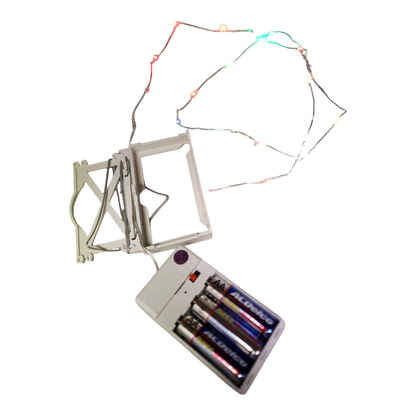 Guirlande lumineuse LED multicolore clignotante ultra-brillante à 20 LED pour villages