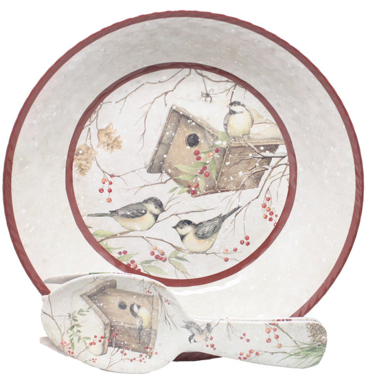 Ensemble de 3 bols à salade Chickadee