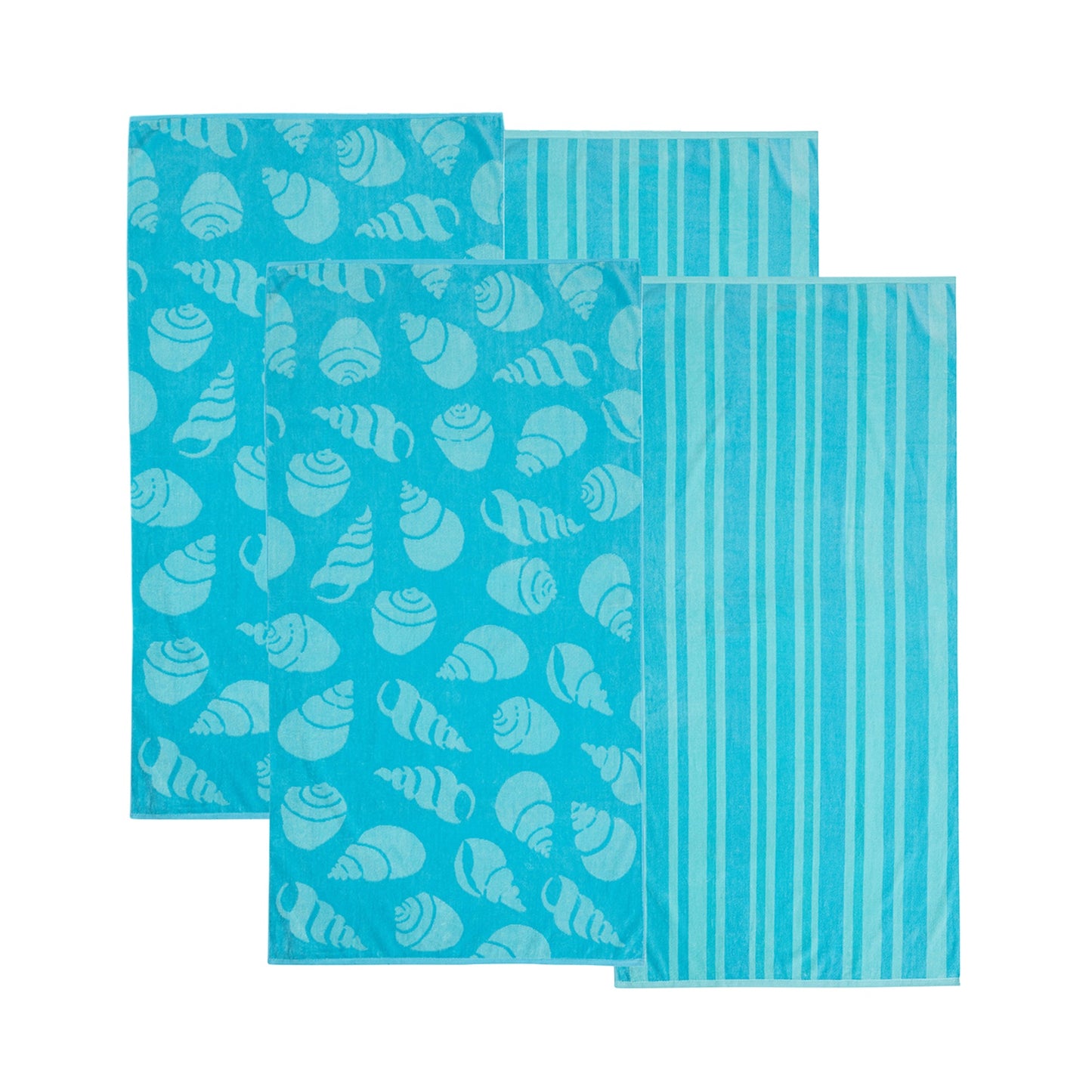 Velour Cotton Beach Towels and Maui Two Pack