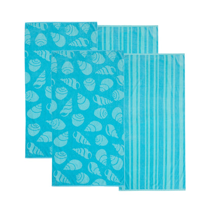 Velour Cotton Beach Towels and Maui Two Pack