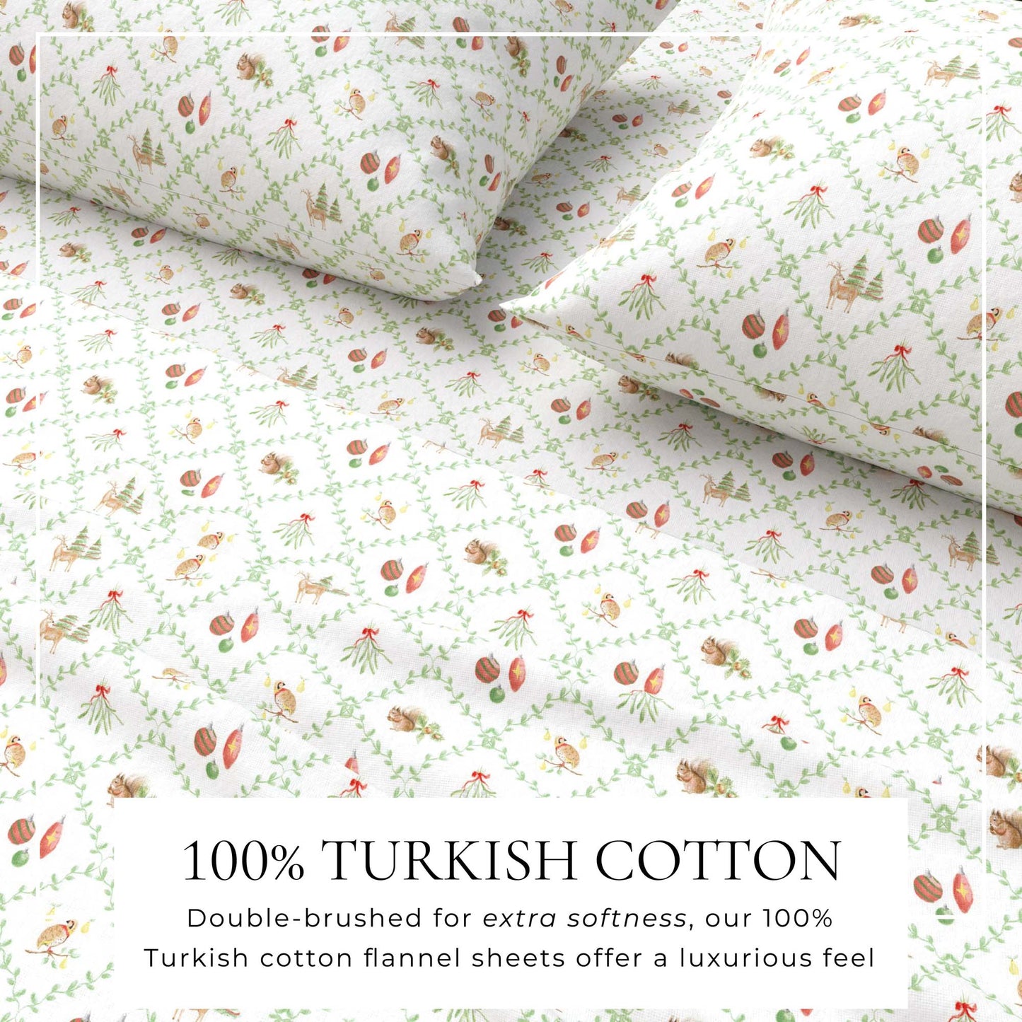 Turkish Cotton Sheet Set and Seasonal Prints