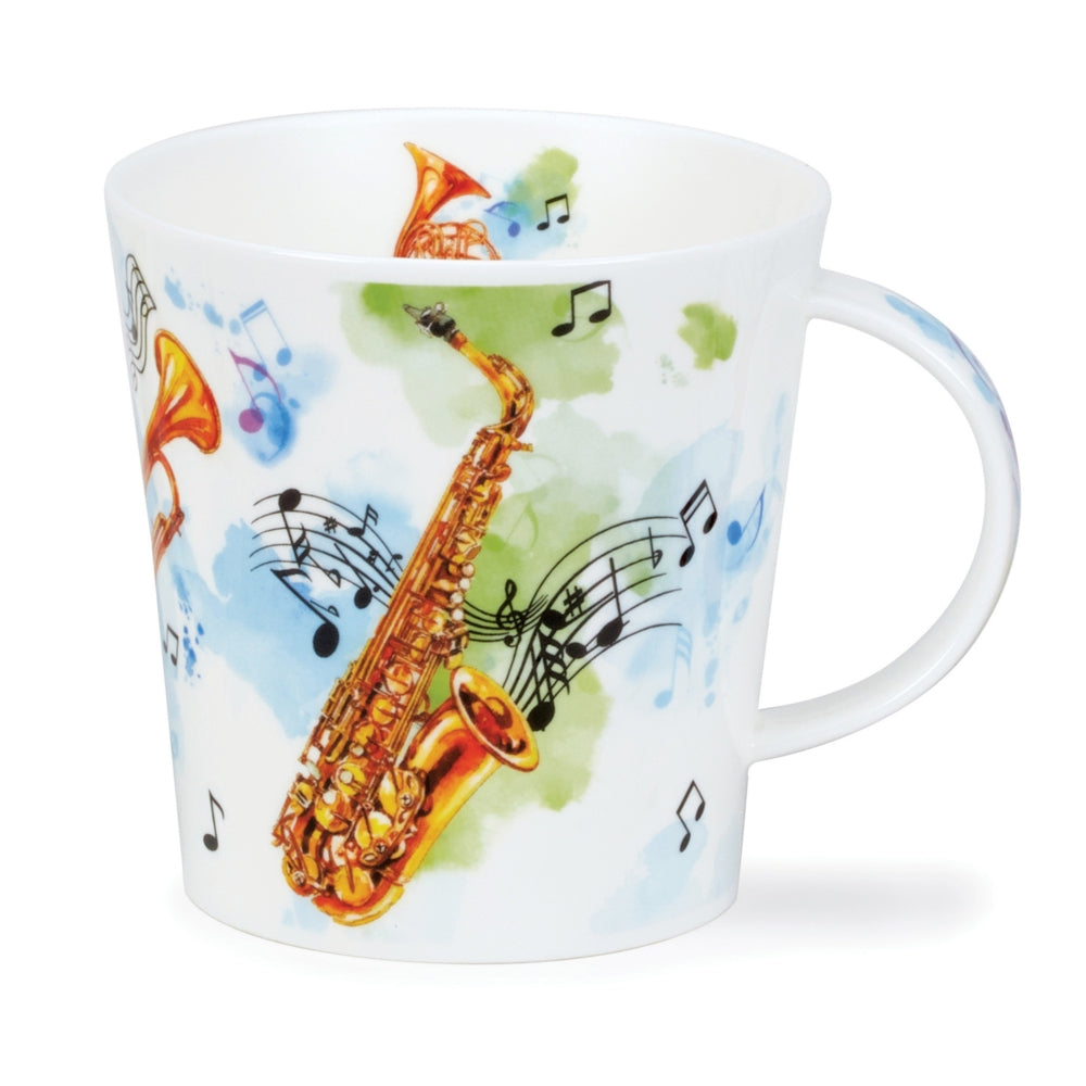 Taza de porcelana Cairngorm - Música de metales