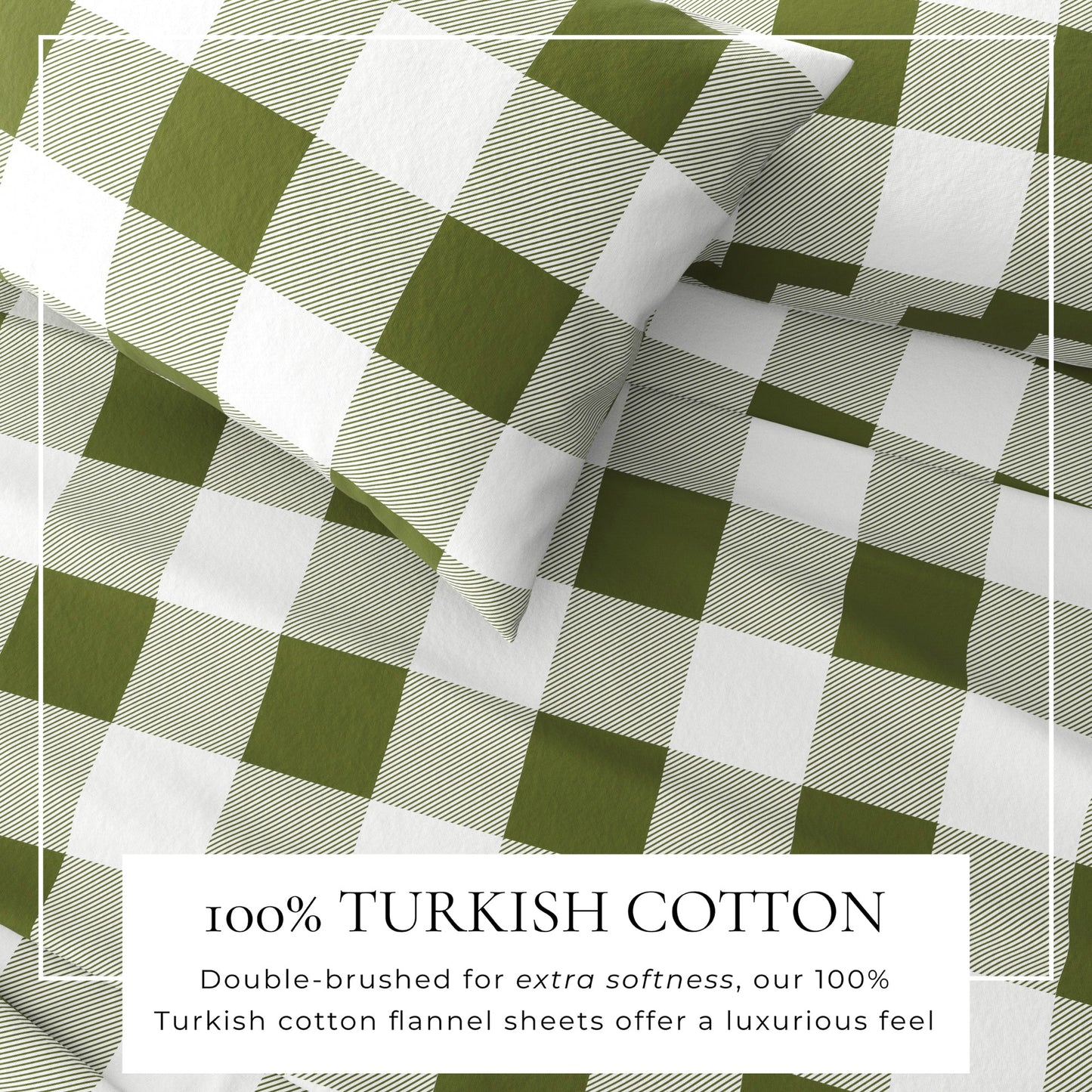 Luxurious and Soft Turkish Cotton Flannel Sheet
