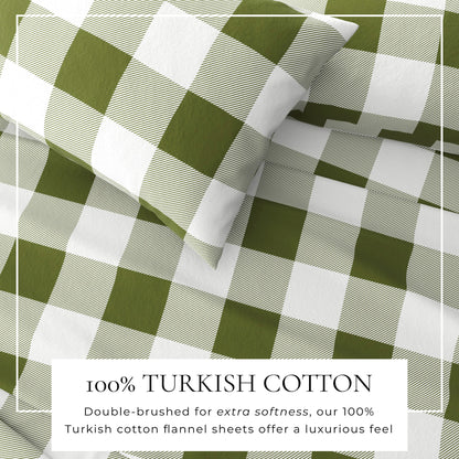 Luxurious and Soft Turkish Cotton Flannel Sheet