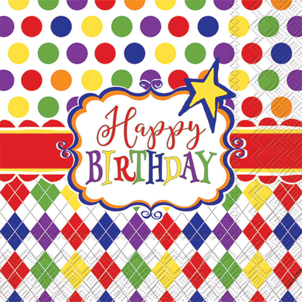 Serviette de table amusante pour fête d'anniversaire