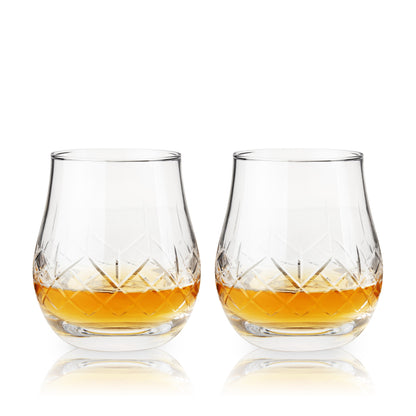 Admiral Heavyweight Crystal Whiskey Glass for Bar