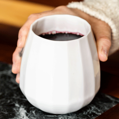 Translucent Porcelain Wine Glass Handmade