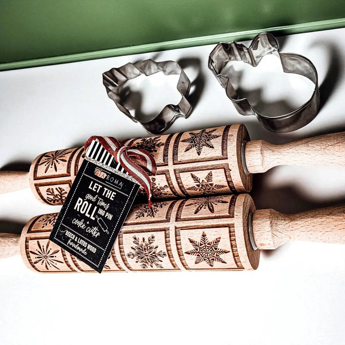 Christmas Rolling Pin Set In 10 Styles Varieties