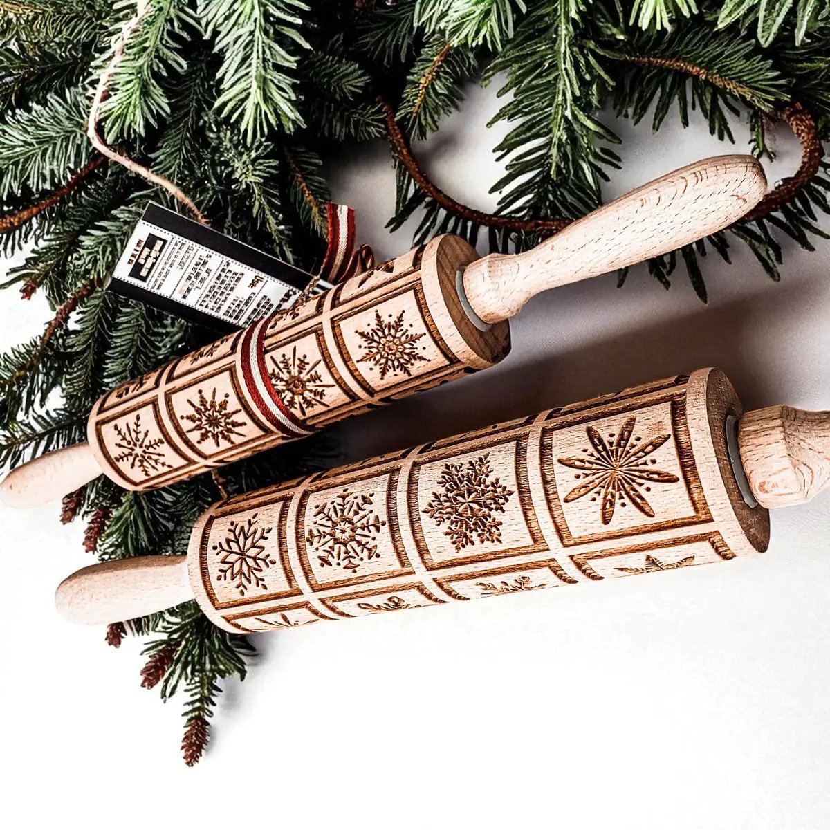 Christmas Rolling Pin Set In 10 Styles Varieties