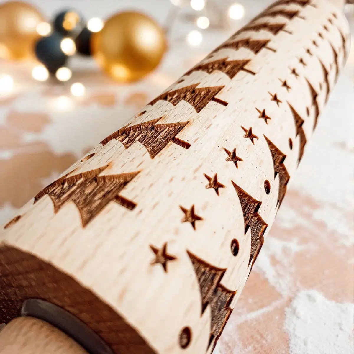 Christmas Rolling Pin Set In 10 Styles Varieties