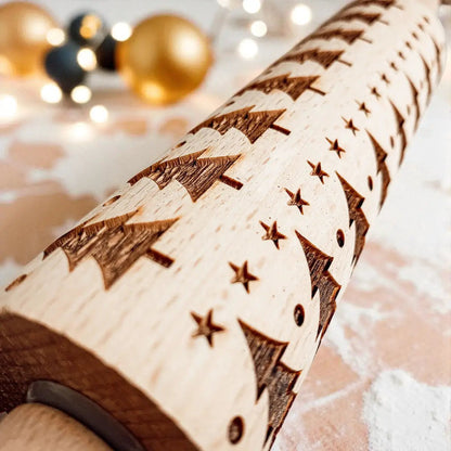 Christmas Rolling Pin Set In 10 Styles Varieties