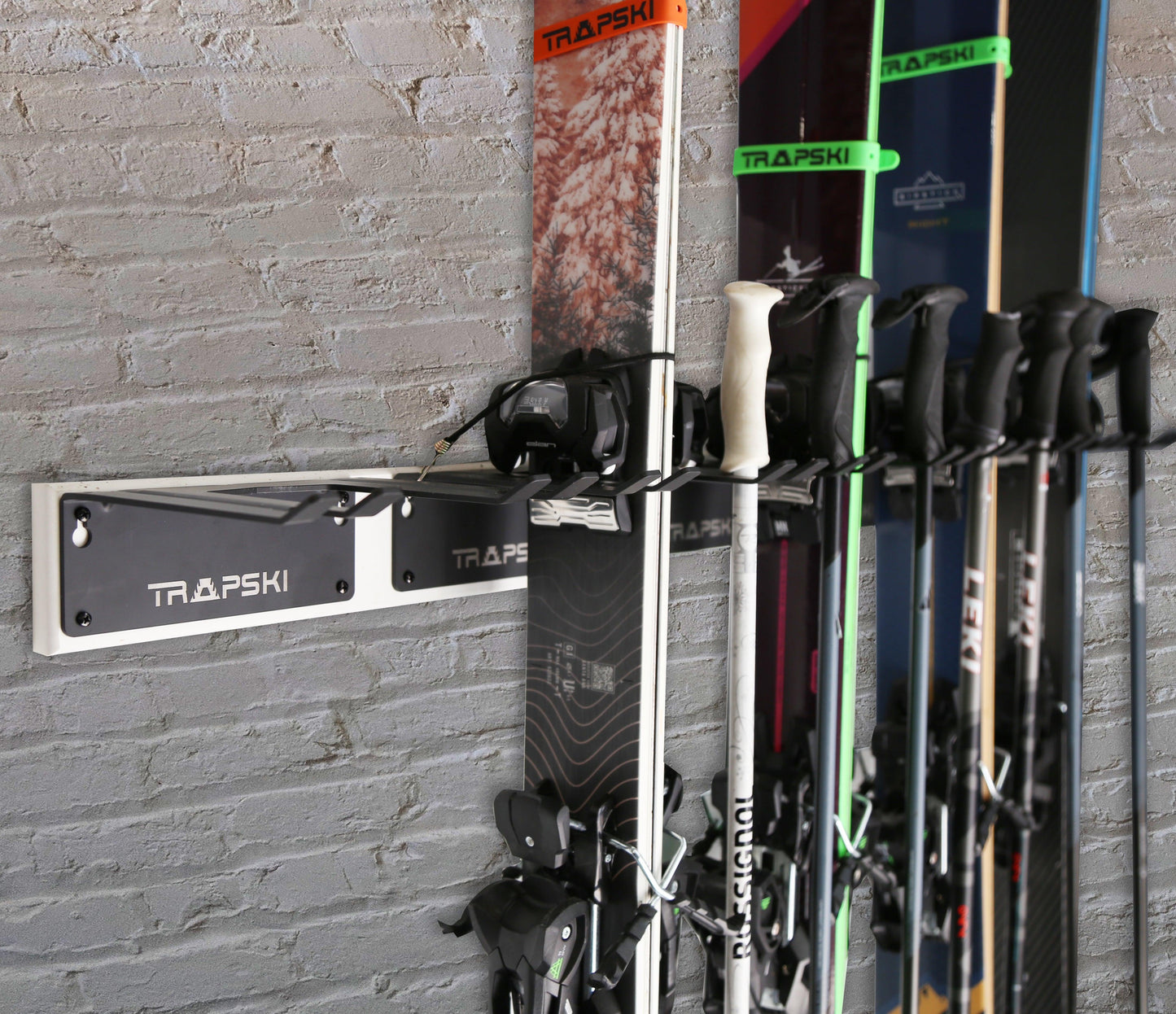 Garage Ski Rack Wall Mount Ski Rack for Garage | Aluminum