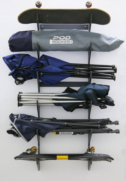 Trapksi Versa Slim Six Slot Chair Storage Rack