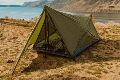 Trekker Tent 1V, olive green 1-person backpacking tent by River Country Gear on Tampa Home & Garden Store