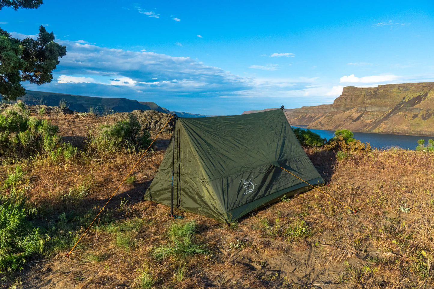 Trekker Tent 2 olive-green 2-person backpacking tent by River Country Gear on Tampa Home & Garden Store