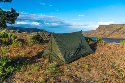 Trekker Tent 2 olive-green 2-person backpacking tent by River Country Gear on Tampa Home & Garden Store