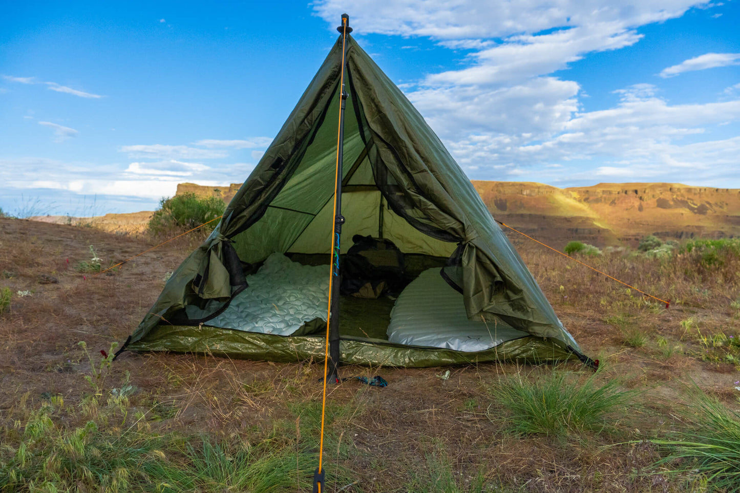 Trekker Tent 2 2-Person Backpacking Tent green by River Country Gear on Tampa Home & Garden Store