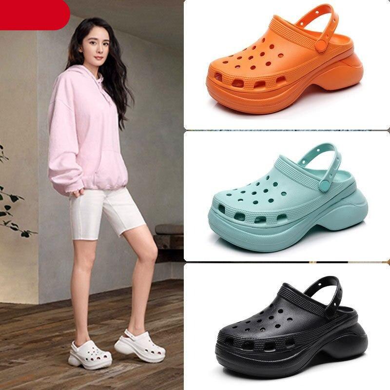 Stevvex platform garden sandals collage in orange, teal, black and white on Tampa Home & Garden Store
