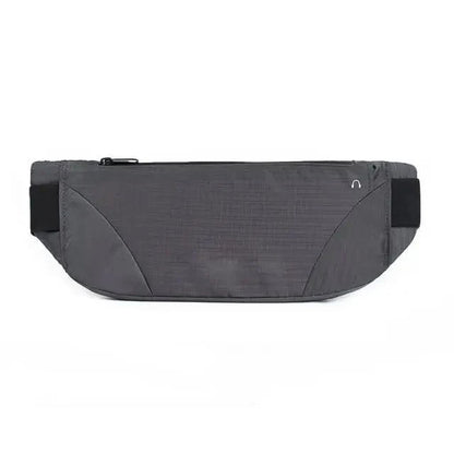 Stevvex gray waist pouch fanny pack with adjustable strap for travel and outdoor sports on Tampa Home & Garden Store