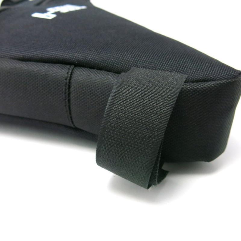 Stevvex triangle top-tube bike bag for road bikes, black waterproof frame pouch with strap on Tampa Home & Garden Store