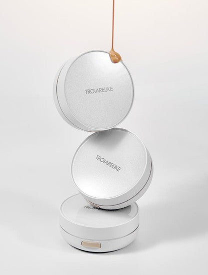 TROIAREUKE Healing Cushion A compact duo in white with beige serum SPF50+ PA++++ Seoulia on Tampa Home & Garden Store