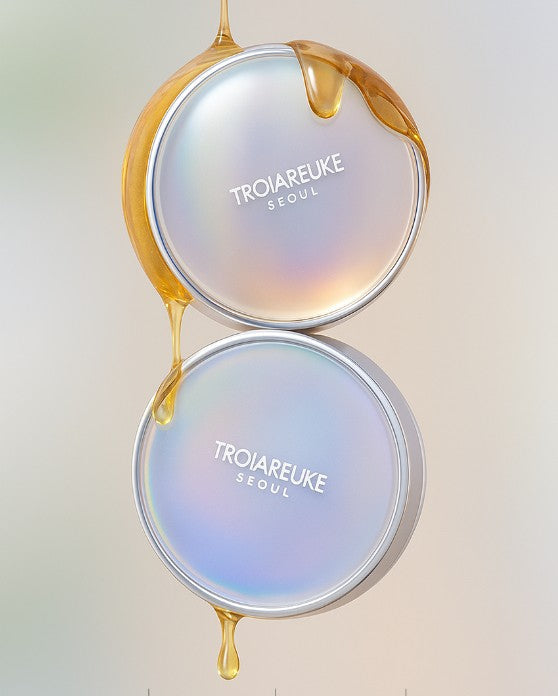 TROIAREUKE Seoul Aesthetic Cushion refill, SPF50+ PA++++, iridescent lids, two colors on Tampa Home & Garden Store