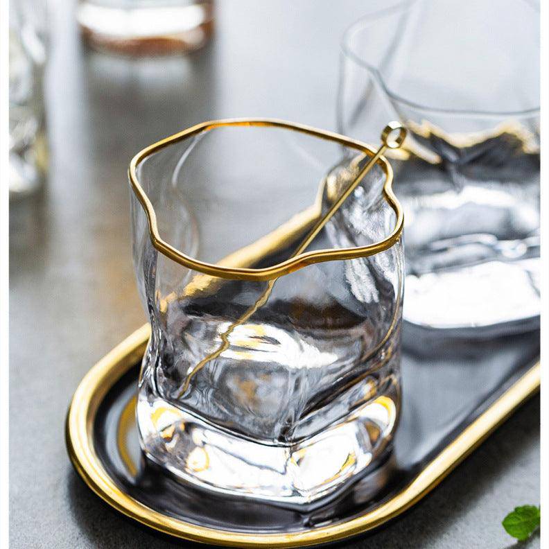 Gold Hoshi Japanese Crystal And The Whisky Glass