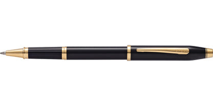 Cross Century II Classic Black Rollerball Pen with gold-tone trim on Tampa Home & Garden Store
