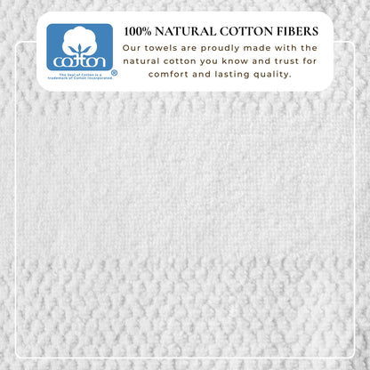 Pure Cotton Woven Bath Towel Set and a Soft Feel