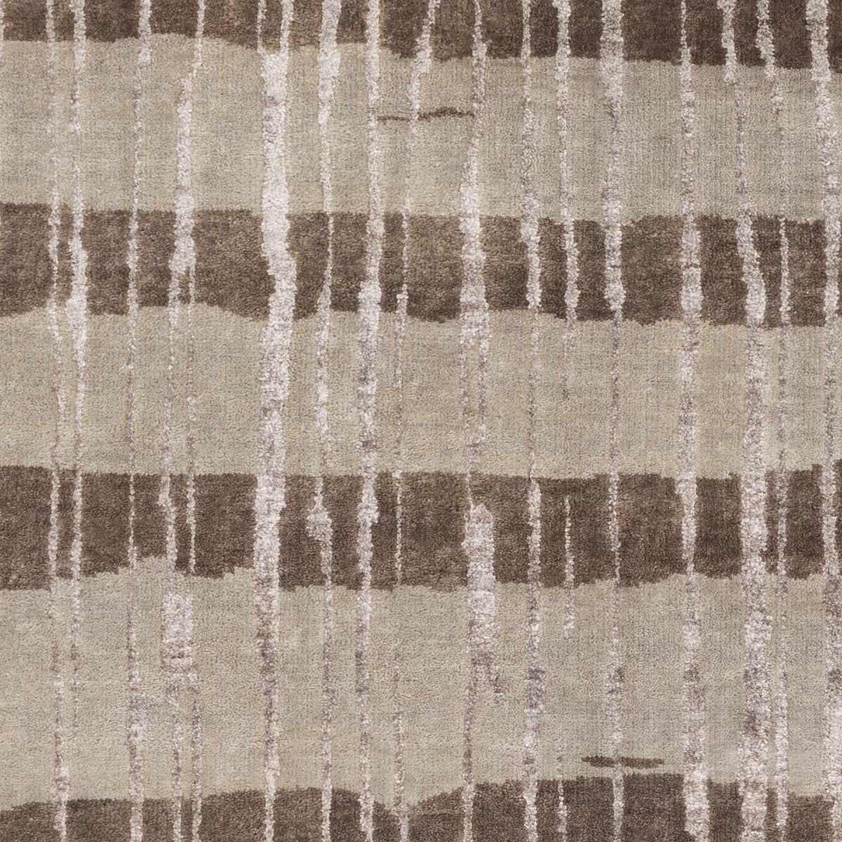 Turbeville Premium Area Rug by Boutique Rugs in beige and brown plaid pattern on Tampa Home & Garden Store