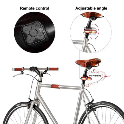Turn Signals for Bicycle Tail Light USB Charging