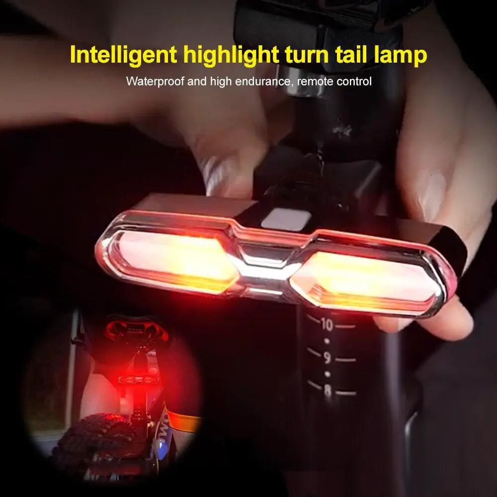 Turn Signals for Bicycle Tail Light USB Charging