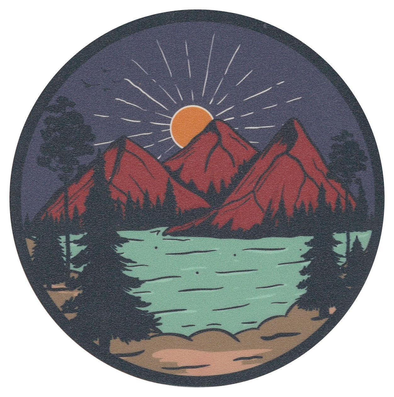 Sip Sip Hooray Coaster -  Serene Wilderness
