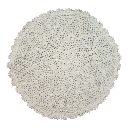 Set de table rond en dentelle au crochet Kadia