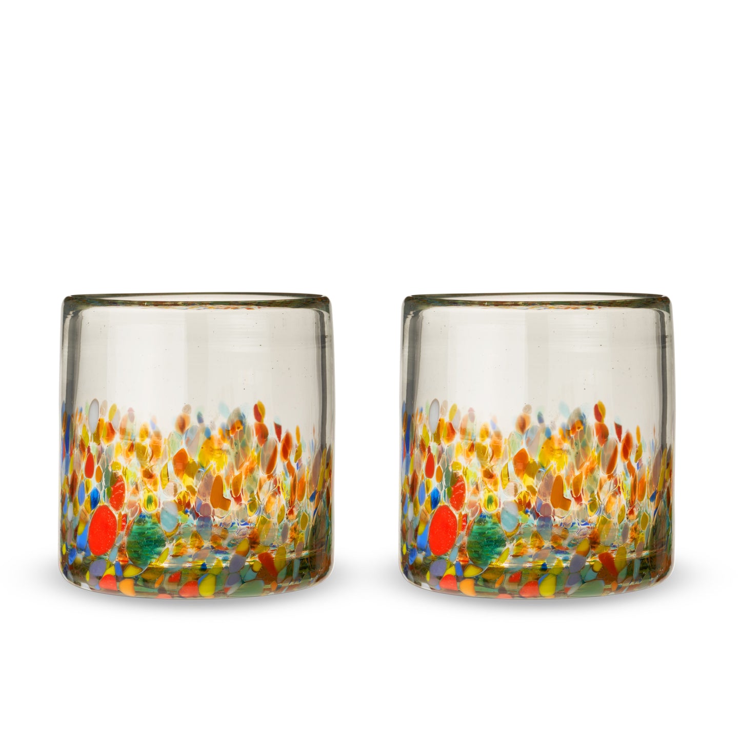 Handblown Recycled Glass and Cocktail Tumblers