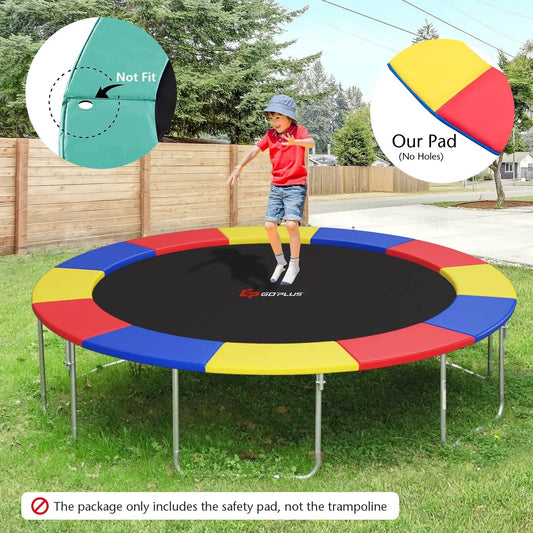 12 ft trampoline safety pad waterproof multicolor spring cover DirectDeals trampoline accessory on Tampa Home & Garden Store