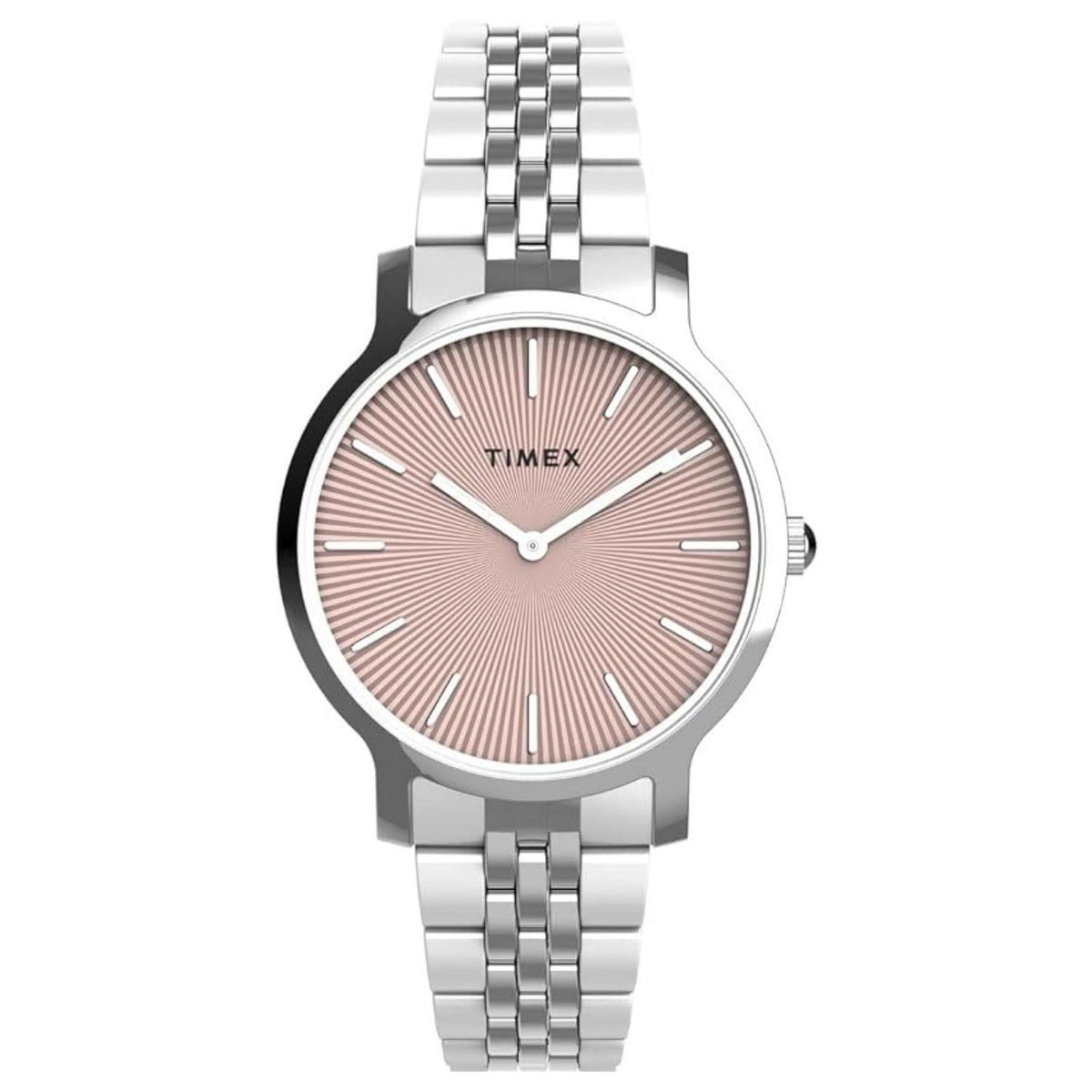 Timex New Arrivals Women's Classic watch pink dial, silver stainless steel bracelet on Tampa Home & Garden Store