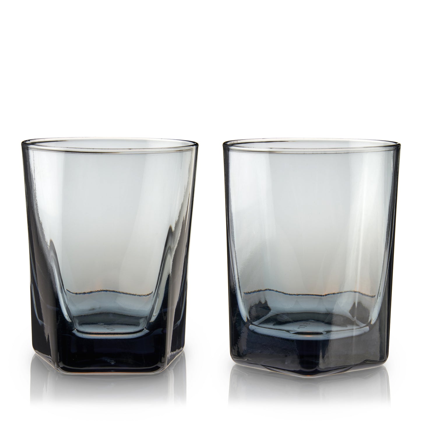 Hexagonal Crystal Double Old Fashioned Glass Set