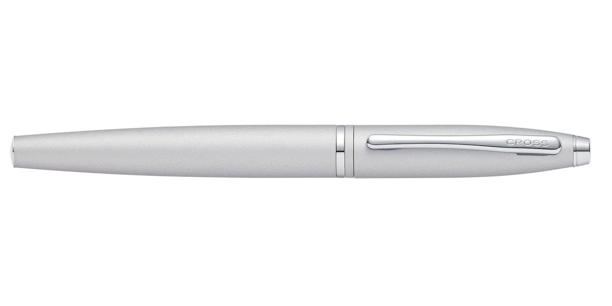 Calais Satin Chrome Stainless Steel fountain pen, fine nib, Cross brand on Tampa Home & Garden Store