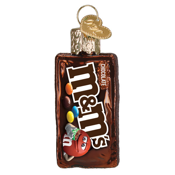 Ornement en verre Mini M&amp;M's en forme de goutte de gomme