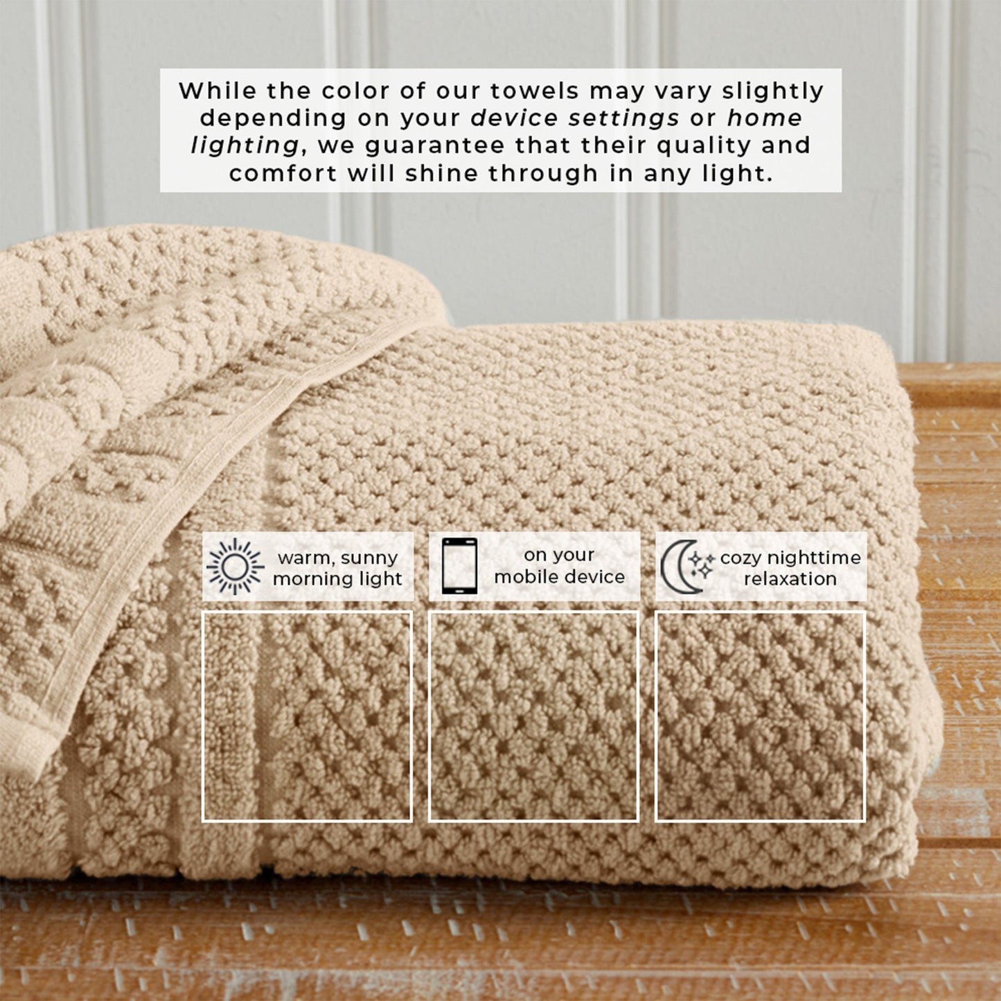 Premium Cotton Checkered Jacquard Towel for Bath
