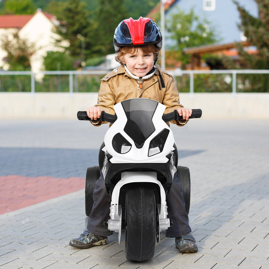 6V Kids 3 Wheels Riding BMW Licensed Electric Motorcycle-Black - Tampa Home & Garden Store