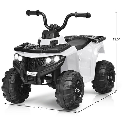 6V Battery Powered Kids Electric Ride on ATV-Blue